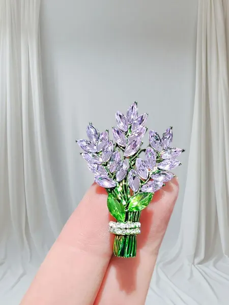 ARDASHOP Брошь цветок оригинальная бижутерия