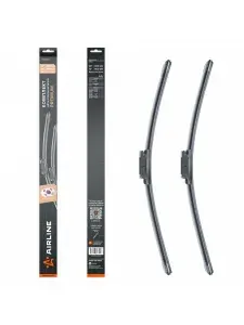 Щетки стеклоочистителя бескаркасные 600/400мм Bayonet arm 9x4мм, AIRLINE AWBM036
