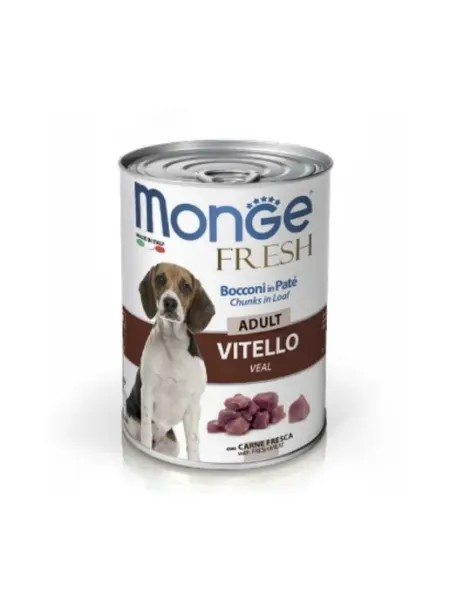 Консервы Monge Fresh Adult с телятиной 400грамм