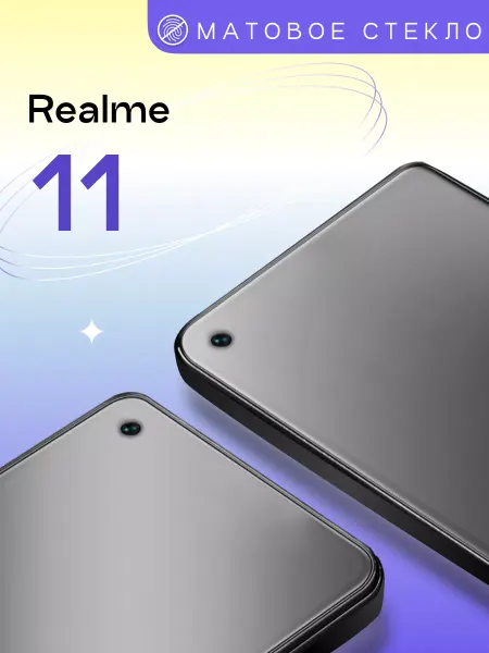 Puloka Матовое защитное стекло на телефон Realme 11 броня смартфона