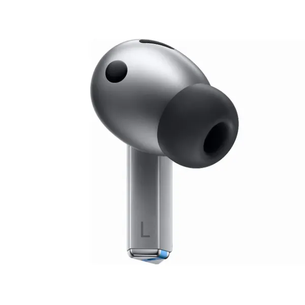 Левый наушник отдельно, для Samsung Galaxy buds 3 pro silver (R630), с амбушюрой большого и маленького размера "L/S"