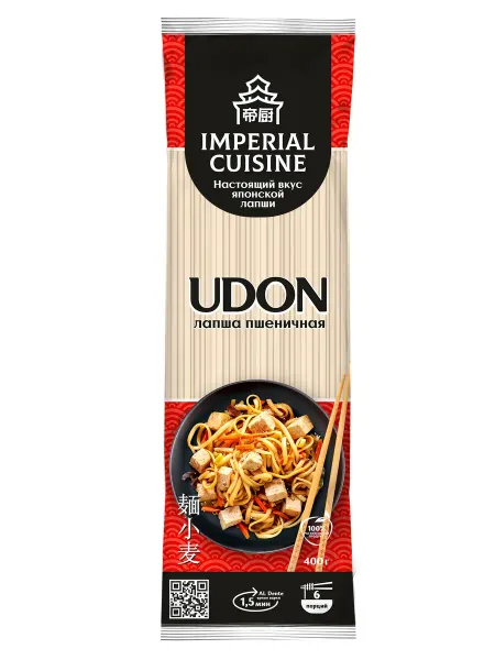 Макаронные изделия IMPERIAL CUISINE Udon лапша, 400