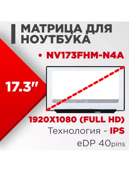 LimEnergy Матрица взаимозаменяемая с pn NV173FHM-N4A