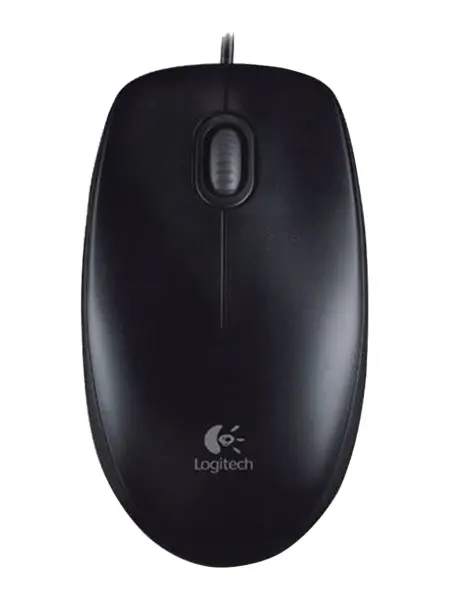 LOGITECH Мышь компьютерная проводная, мышка USB