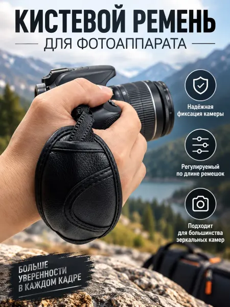 Ремень кистевой для фотоаппарата ремень на запястье