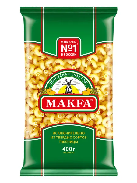 Makfa Макароны Макфа Витки 400г макаронные изделия