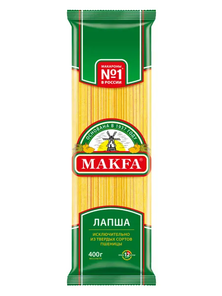 Makfa Макароны Макфа Лапша длинная 400г макаронные изделия
