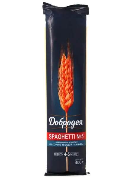 Макаронные изделия Добродея Spaghetti N5, 400
