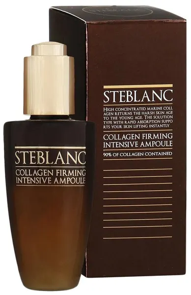 Сыворотка Steblanc Collagen Collagen Firming Intensive Ampoule, Сыворотка лифтинг для лица с коллагеном, 50 мл