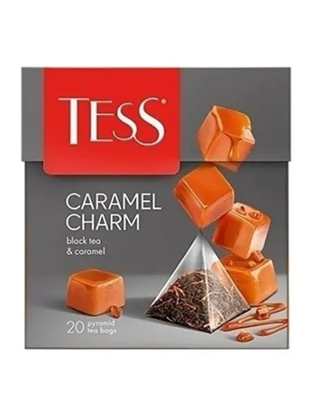 Чай черный Tess карамель в пирамидках 1.8г x 20 шт
