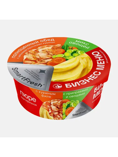 Пюре Бизнес меню картофельное с куриным филе 110г