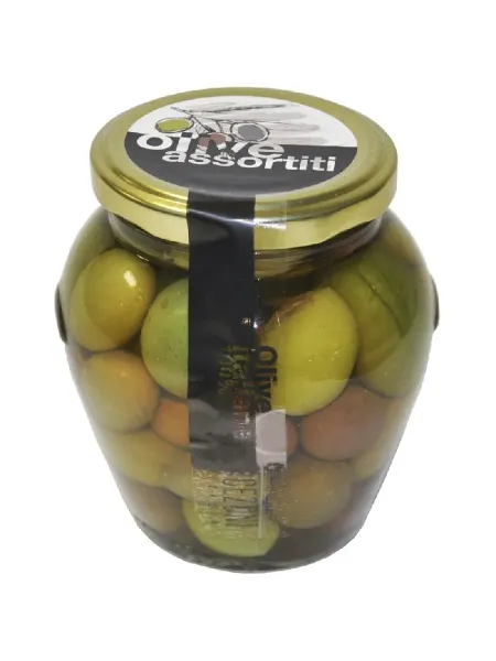 CEZONI Оливки МИКС с косточкой 290г