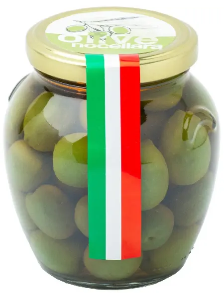 CEZONI Оливки зеленые с косточкой Ночеллара 290г