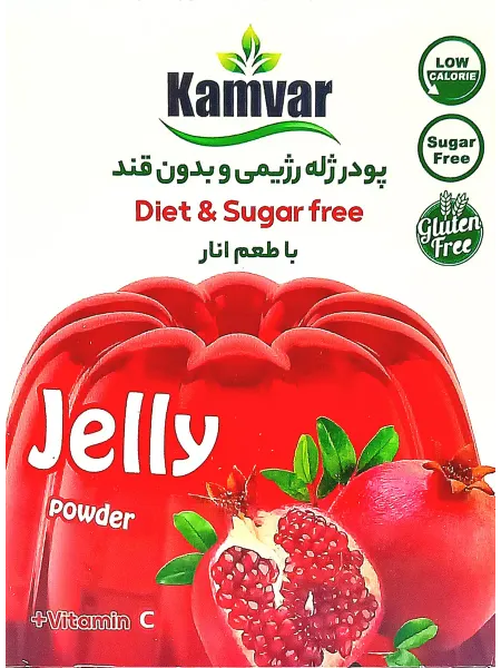 JELLE D Желе со вкусом граната (халяль)Иран без сахара 36г