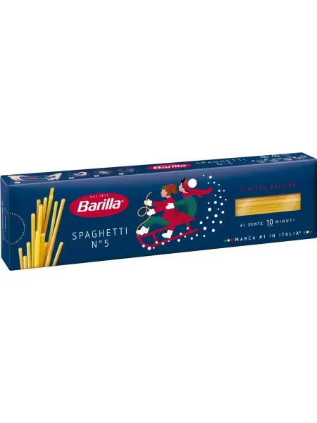 Макаронные изделия Barilla Spaghetti n.5, из твёрдых сортов