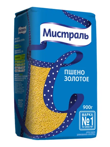 Крупа пшено Мистраль шлифованное, 900г
