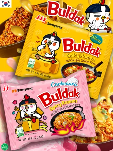 Samyang Лапша быстрого приготовления Buldak, рамен Бульдак