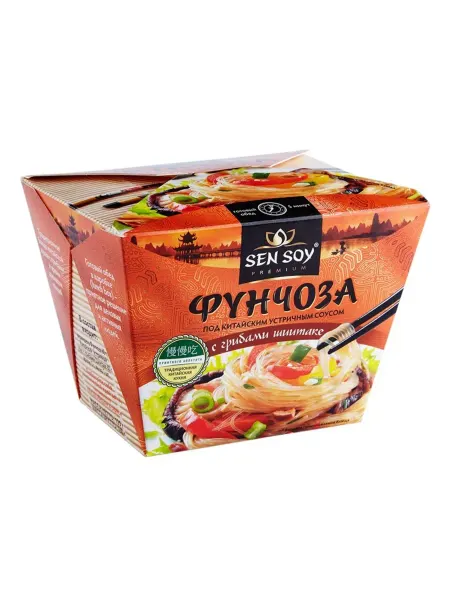 Sen Soy Фунчоза под устричным соусом с грибами шиитаке 125 г