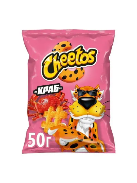 Снеки кукурузные Cheetos краб 50 г