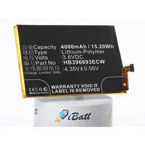 Аккумуляторная батарея iBatt 4000mAh для телефона Huawei Mate 8 (HB396693ECW)