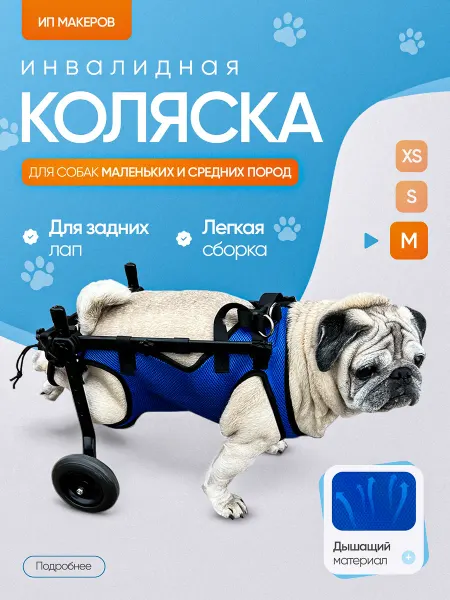 Инвалидная коляска для собак на задние лапы