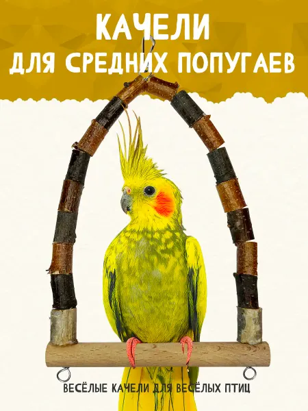Птичка-Z Качели для средних попугаев