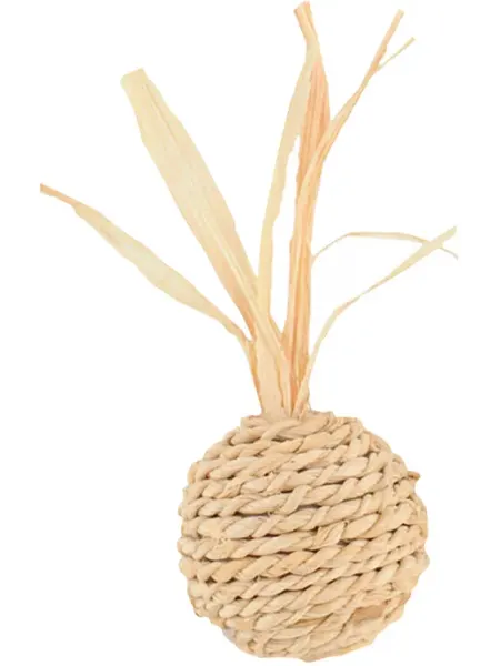 Triol Игрушка Мяч из кукурузы Natural для кошек 4 см 9 см 2 шт