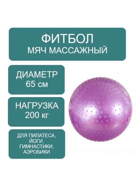 Body Form Фитбол мяч гимнастический для фитнеса, йоги, пилатеса 65 см