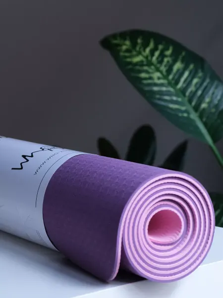 Who Yoga Коврик для йоги и фитнеса двухсторонний