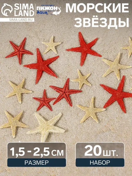 Нет бренда Натуральные морские звезды для декора аквариума