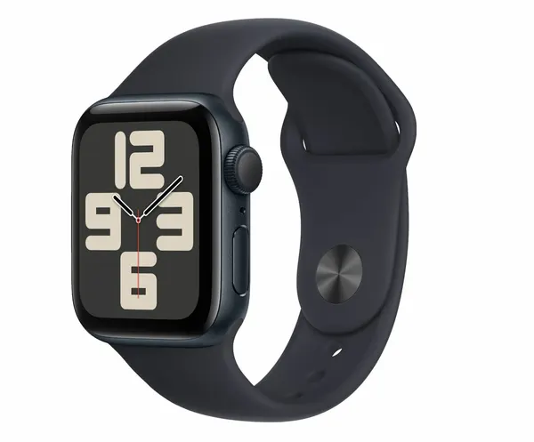 Умные часы Apple Watch SE 2024, 44mm, Midnight/Полночный Черный, M/L