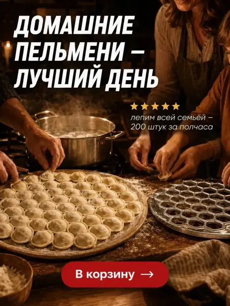 Пельменница форма для лепки пельменей металлическая