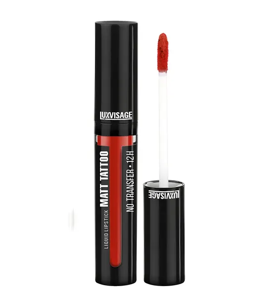 Помада для губ жидкая LUXVISAGE MATT TATTOO тон 109 Classic Red