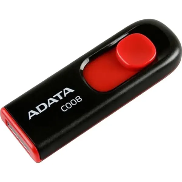 Флешка ADATA Черно-красная пластик, 32 Гб (AC008-32G-RKD)