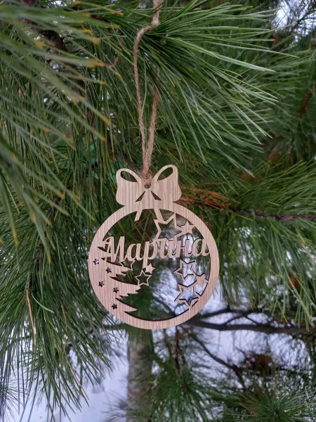 KaBika Елочное украшение игрушка Марина, новогодняя игрушка
