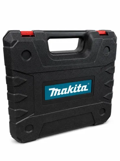 Аккумуляторная дрель-шуруповерт MAKITA 48B, 24 предметов щёточный, в кейсе