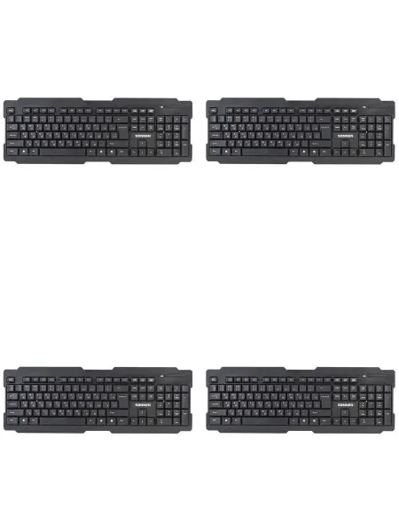 SONNEN клавиатура беспроводнаяkb-5156, usb, 104 клавиши, 2,4 - 4шт