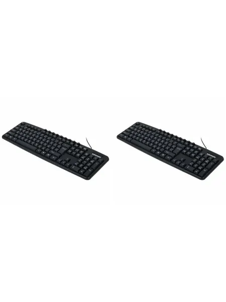 SONNEN клавиатура проводнаяkb-8137, usb, 104 клавиши + 9 допо - 2шт