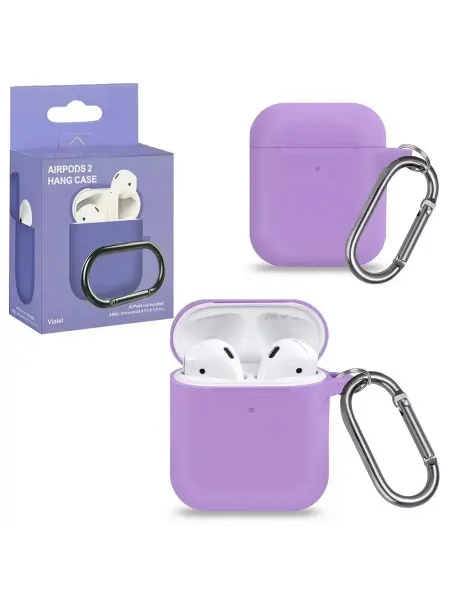 Стильный чехол для AirPods с карабином Витраж