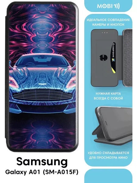 Mobi711 Стильный чехол-книга для samsung m01