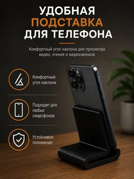 Подставка для телефона настольная держатель для электроники