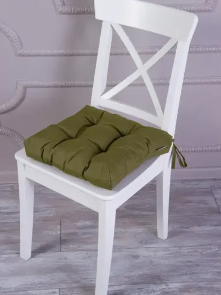 SANPA HOME COLLECTION Подушка на стул 40х40 квадратная с завязками