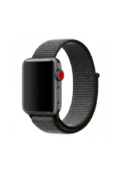 Нет бренда Ремешок нейлоновый для Apple Watch 38 40 41mm Серый