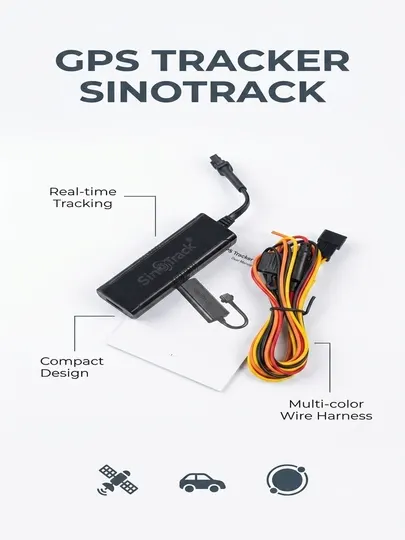 GPS-трекер SinoTrack для автомобиля, слежение в реальном времени