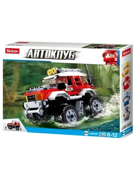 Конструктор "Автоклуб. Внедорожник-035 с водителем"