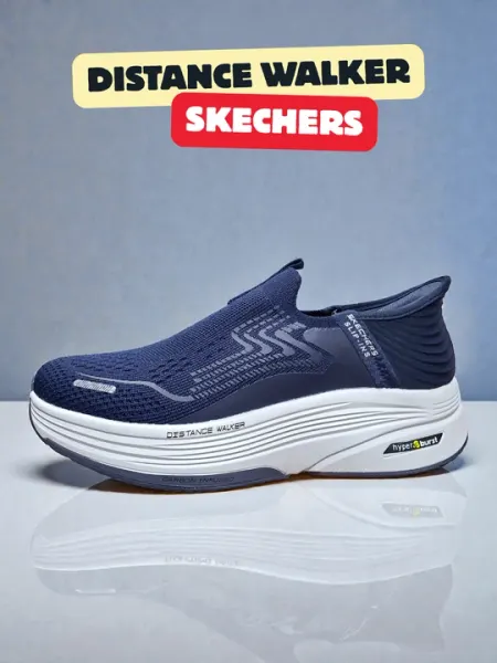 Мужские кроссовки Skechers Distance Walker, Hands Free Slip-ins, весна–лето–осень, 40–45
