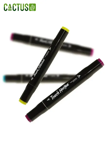 Набор 48 штук разноцветных маркеров фломастеров для рисования Touch, Двухсторонные Маркеры