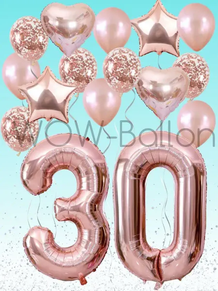 WOW-Ballon Шары на день рождения 30 лет
