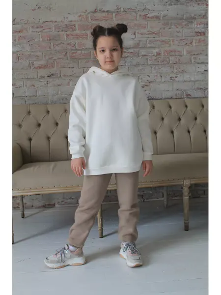 Vinchinni Kids Худи удлиненный с начесом для девочки, мальчика, подростка