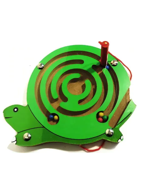 Wooden Toys Магнитный лабиринт с шариками Деревянная развивающая игрушка